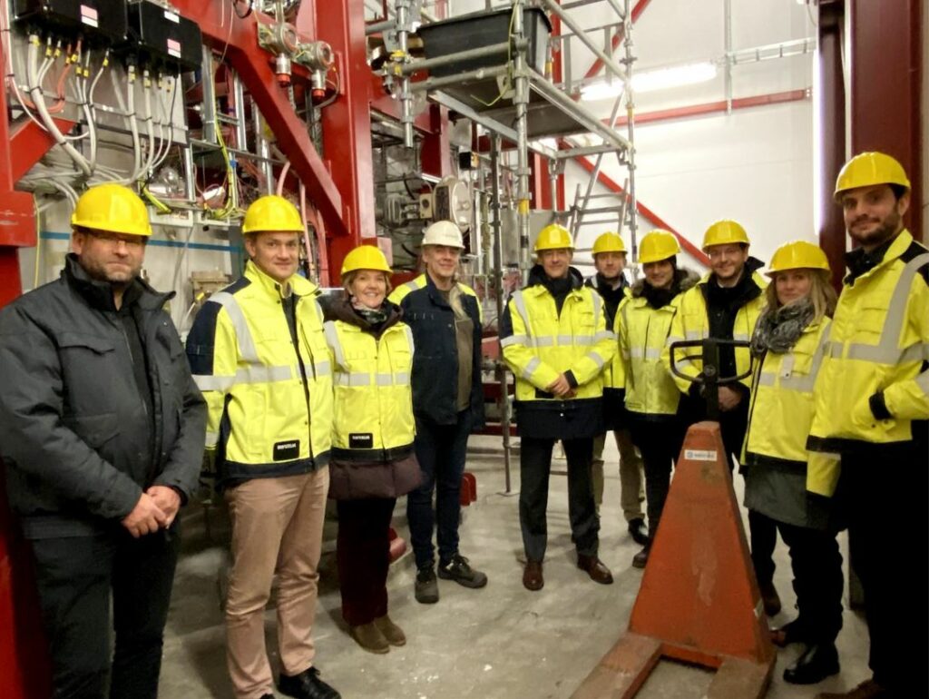 Top Management Team of Fertiberia Visits Swerim’s Gas Processing Pilot Plant