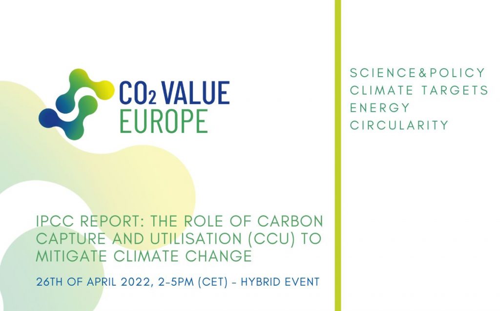 IPCC Report: The Role of Carbon Capture and Utilisation (CCU) to Mitigate Climate Change